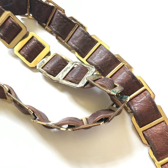 Tory Burch Louisa Leather Messenger Bag Crossbody Purse Womens Brown Leather - Picture 4 of 14